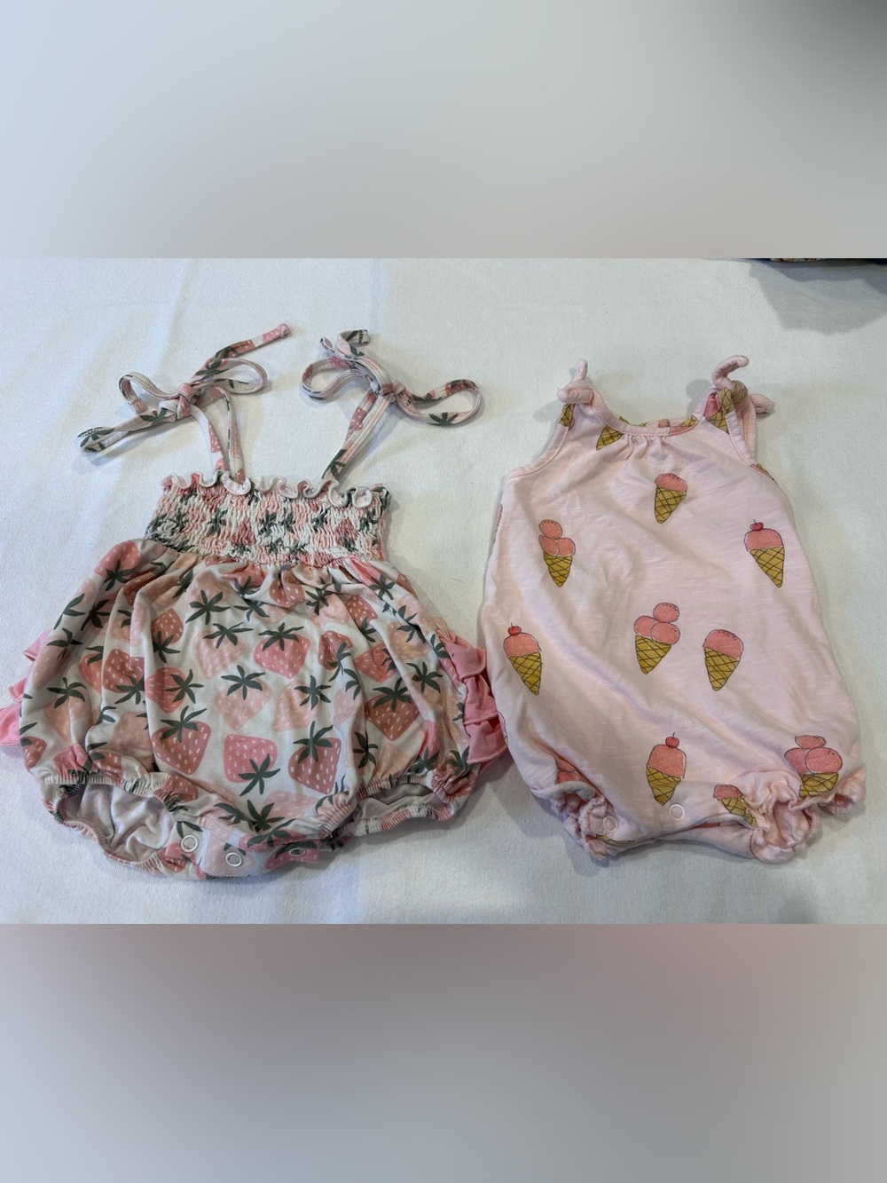 Baby girl onesie bundle